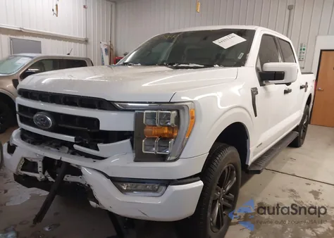 2021 Ford F-150 Lariat z USA, uszkodzony, nr VIN 1FTFW1E82MKE63510